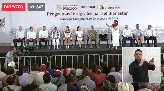 Programas para el Bienestar en Escárcega, Campeche … EN VIVO